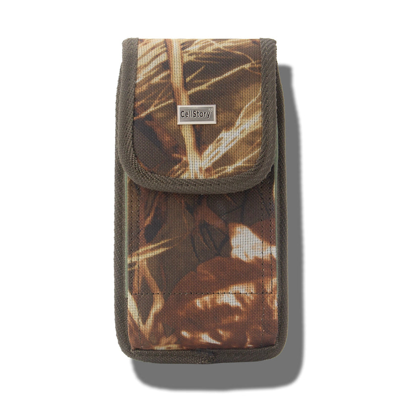 Cellstory Heavy Duty Universal Vertical Canvas Pouch Camouflage Camo Belt Loop 7.0"