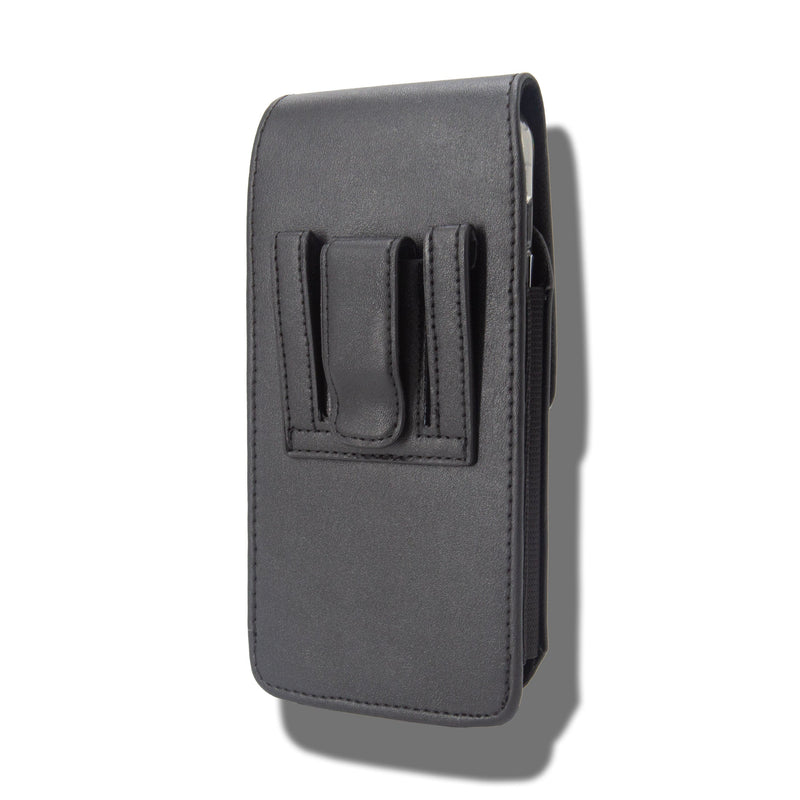 CellStory Leather Pouch Holster Vertical Magnetic Closure Belt Clip Loop Card Slot 6.9"