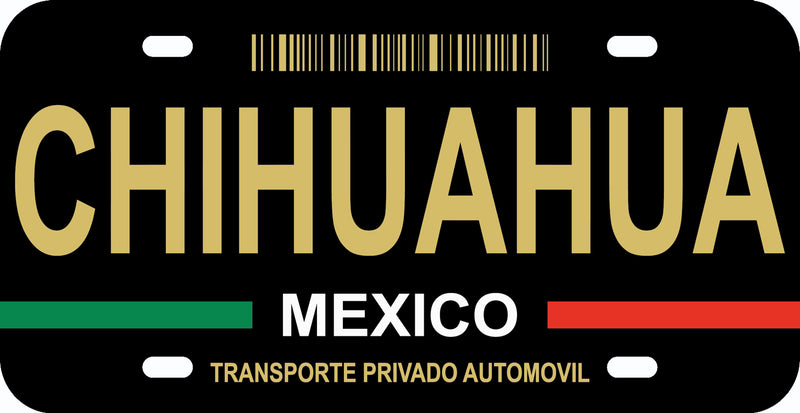 License Plate for Front of Car Truck Chihuahua