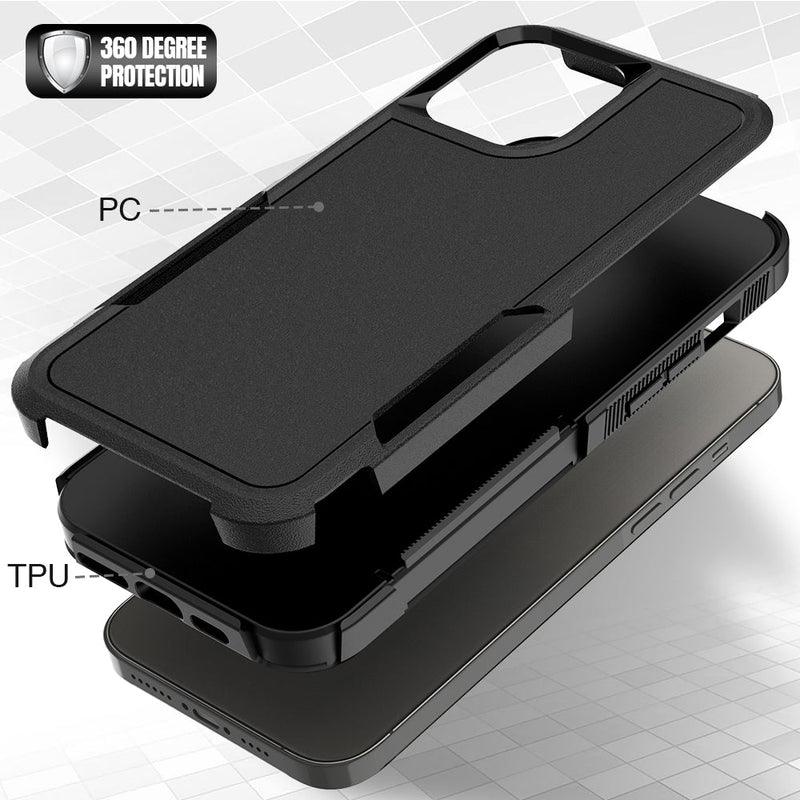 Shockproof Tough Hybrid Case for Apple iPhone 16 Pro