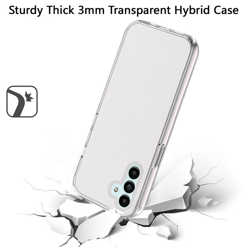 Clear Hard Acrylic Shockproof Antiscratch Case Cover for Samsung A15 5G