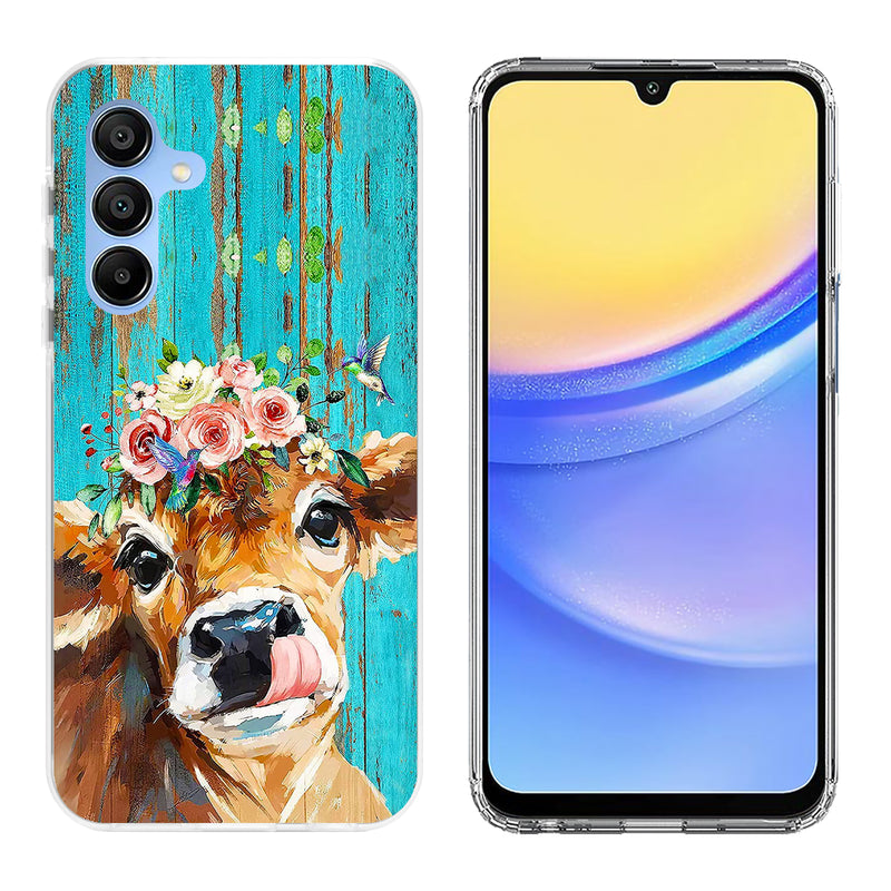 Printed Hard Acrylic 2.0mm Thick Case  for Samsung A15 5G