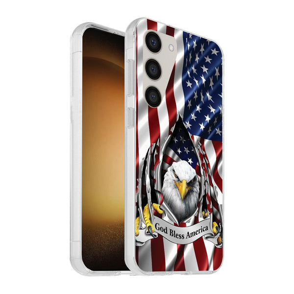 Printed Hard Shockproof Case Cover for Samsung S23 Plus 5G