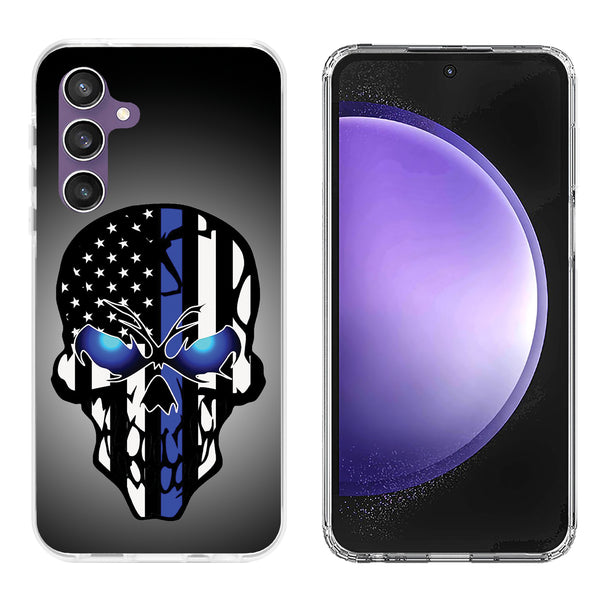 Printed Hard Acrylic Shockproof Anti scratch Case Cover for Samsung S23 FE