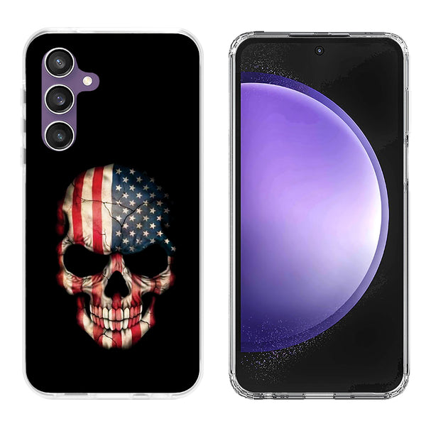 Printed Hard Acrylic Shockproof Anti scratch Case Cover for Samsung S23 FE