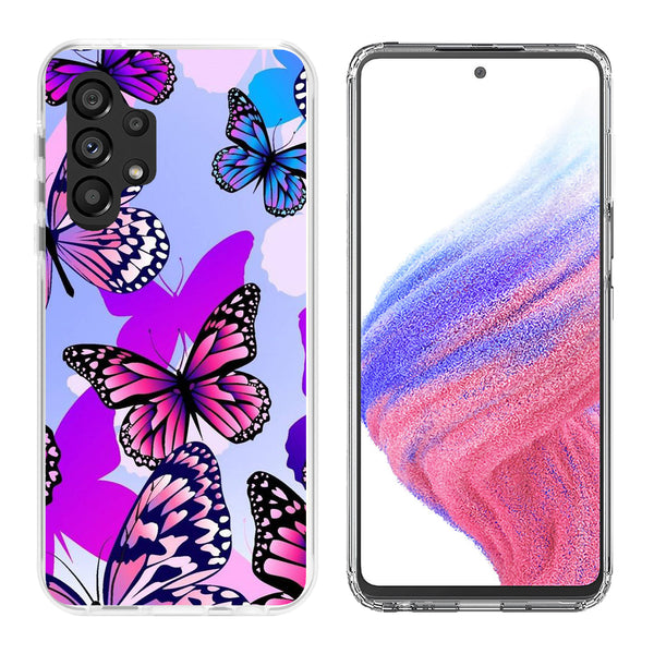 Heavy Duty Clear Hard Shockproof Case Cover for Samsung A53 5G