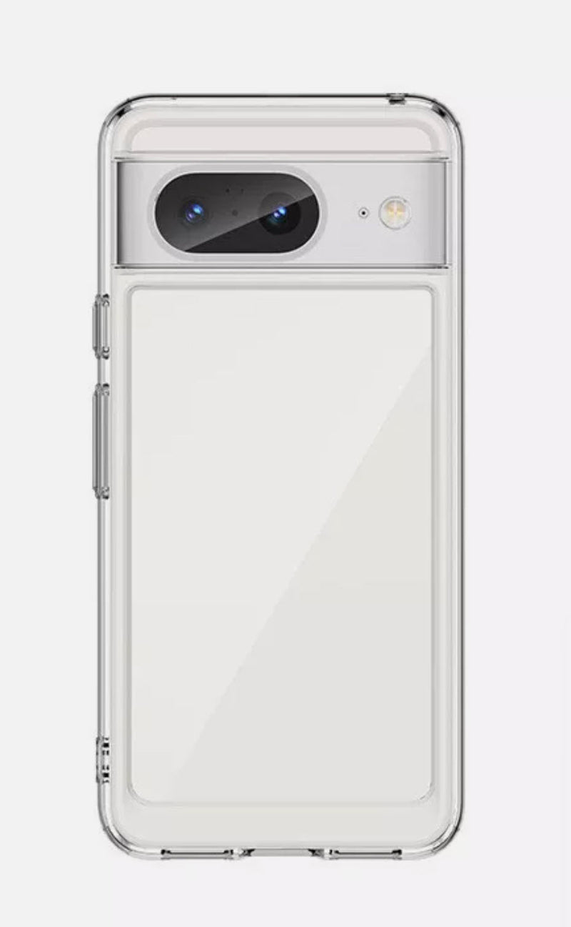 Printed Clear Hard Shockproof Case Cover for Google Pixel 8 Pro