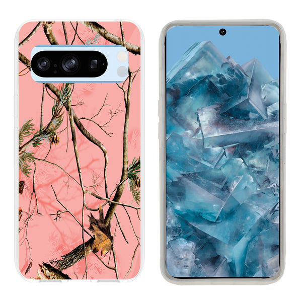 Printed Clear Hard Shockproof Case Cover for Google Pixel 8 Pro