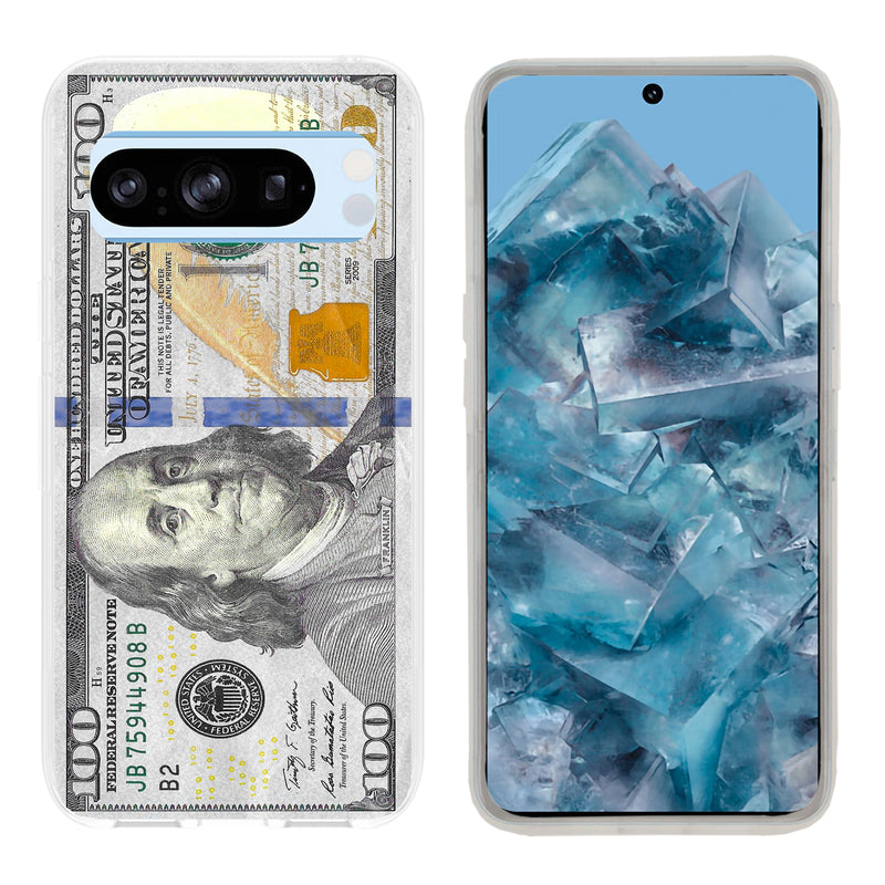 Printed Clear Hard Shockproof Case Cover for Google Pixel 8 Pro