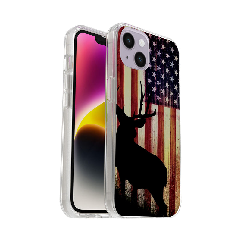 Printed Hard Acrylic Shockproof Antiscratch Case Cover for Apple iphone 14