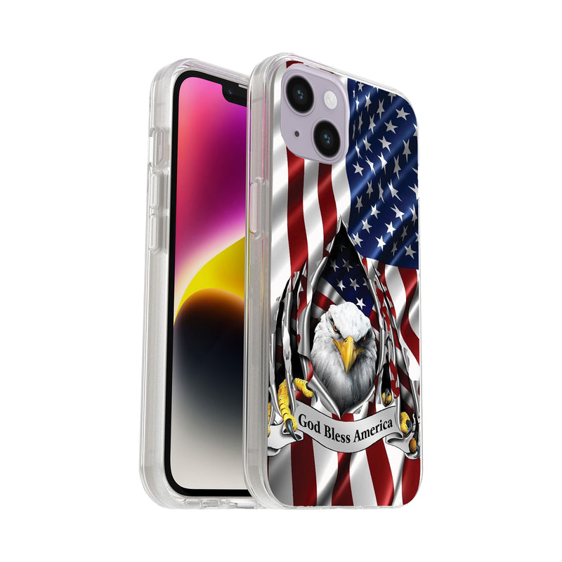 Printed Hard Acrylic Shockproof Antiscratch Case Cover for Apple iphone 14