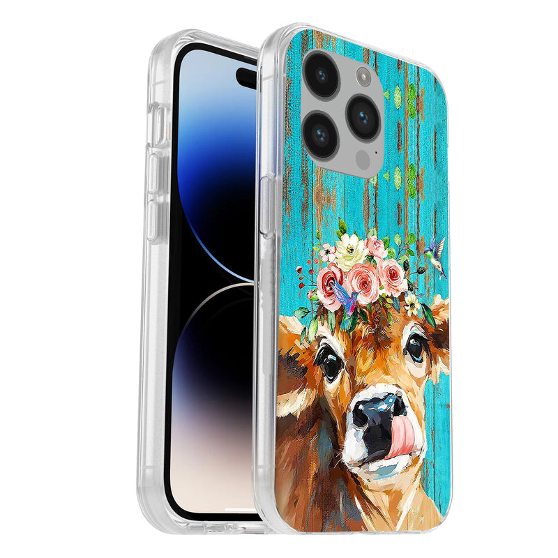 Printed Hard Acrylic Shockproof Antiscratch Case Cover for Apple iphone 14 Pro Max