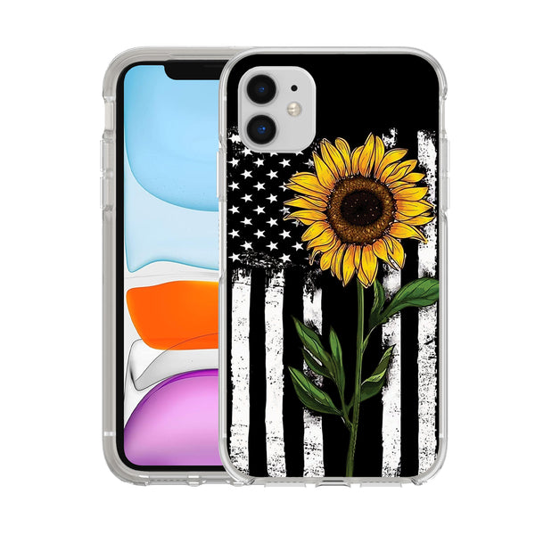 Printed Hard Acrylic Shockproof Antiscratch Case Cover for Apple iphone 11 6.1"