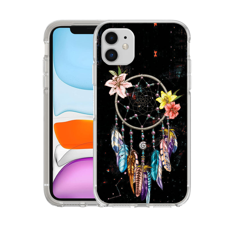 Printed Hard Acrylic Shockproof Antiscratch Case Cover for Apple iphone 11 6.1"