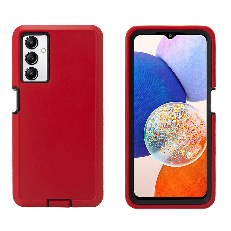 Shockproof Case for Samsung Galaxy A14 5G Cover Clip Rugged Red