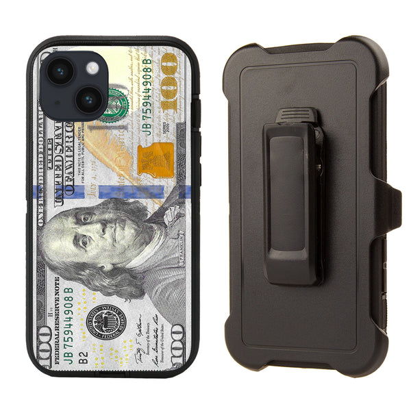 Shockproof Case for Apple iPhone 16 Cover Rugged Heavy Duty Money