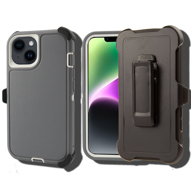 Shockproof Case for Apple iPhone 15 Cover Clip Rugged Heavy Duty