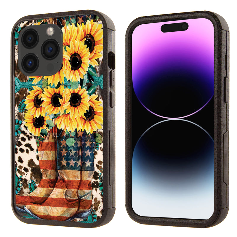 Printed Shockproof Tough Hybrid Case for Apple iPhone 16 Pro