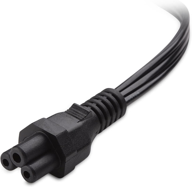 6ft 3-Prong Mickey Mouse AC Power Cord for Laptop, PC, Printers