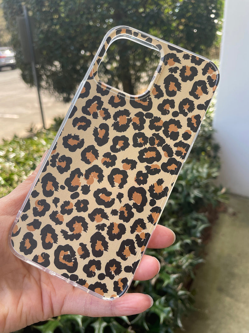 Hard Acrylic Shockproof Antiscratch Case Cover for Apple iphone 14 Pro Max 6.7" Cheetah Print