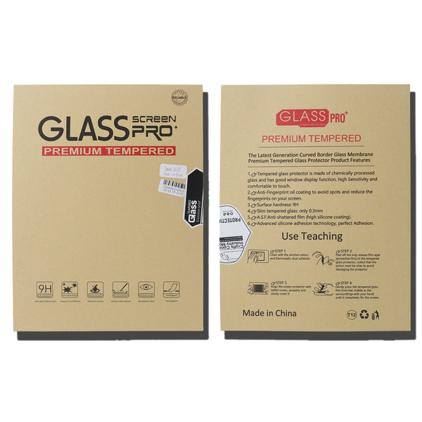 For Apple iPad Air 5 10.9" (2022) Screen Protector, Anti-Fingerprint, Ultra HD, 9H Hardness Durable Tempered Glass, Scratch Resistant