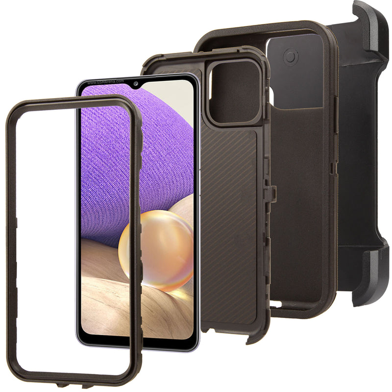 Shockproof Case for Samsung Galaxy A32 5G Cover Clip Rugged Heavy Duty